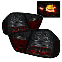 Cargar imagen en el visor de la galería, Spyder BMW E90 3-Series 06-08 4Dr LED Tail Lights Smoke ALT-YD-BE9006-LED-SM