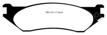 Cargar imagen en el visor de la galería, EBC 98-02 Dodge B150 B1500 Cargo 1500 Van 1/2 Ton Yellowstuff Front Brake Pads
