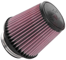 Cargar imagen en el visor de la galería, K&amp;N Universal Clamp-On Air Filter 4in FLG / 6-1/2in B / 4-1/2in T / 6in H