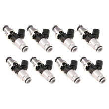 Cargar imagen en el visor de la galería, Injector Dynamics 1340cc Injector - 60mm Length - 14mm Grey Top - Blue Bottom Adaptor (Set of 8)