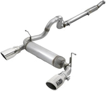 Load image into Gallery viewer, aFe Rebel Series 409 Stainless Steel Cat-Back Exhaust 18-21 Jeep Wrangler JL 2.0L (t) - Polished Tip