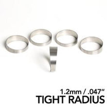 Cargar imagen en el visor de la galería, Ticon Industries 3.5in 45 Degree 1D CLR 1mm/.039in Wall Titanium Pie Cuts - 5pk