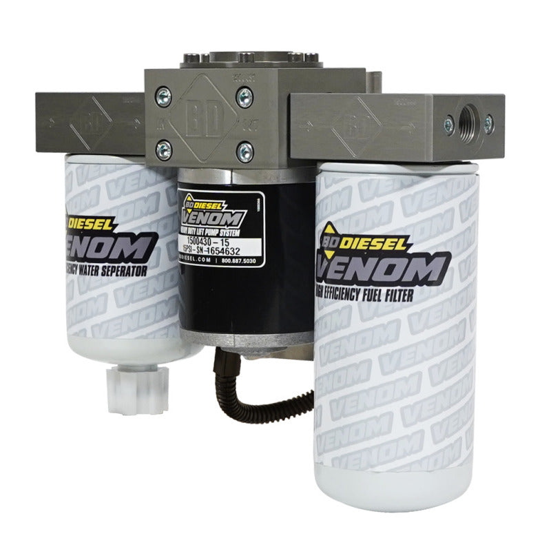 BD Diesel 05-12 Dodge Cummins 5.9L/6.7L Venom Fuel Lift Pump w/ Filter & Separator