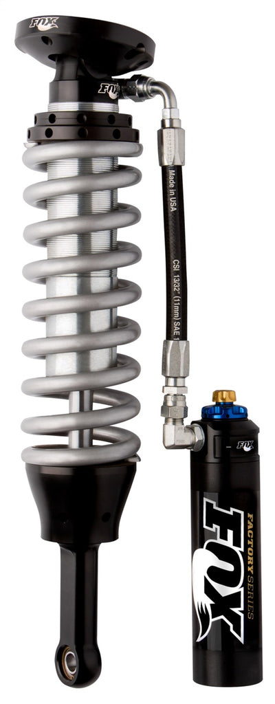 Fox 07+ Tundra 2.5 Factory Series 6.01in. Remote Res. Coilover Shock w/DSC Adj. - Black/Zinc