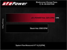 Cargar imagen en el visor de la galería, aFe Bladerunner Intercooler Hot Charge Pipe Black 2-2.5in 2021+ Ford F-150 V6-2.7L (tt)