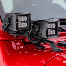 Cargar imagen en el visor de la galería, Go Rhino 18-20 Jeep Wrangler JL/JLU/Gladiator JT Light Mount - Two 3in Cubes Offset
