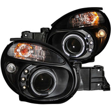 Cargar imagen en el visor de la galería, ANZO 2002-2003 Subaru Impreza Projector Headlights w/ Halo Black