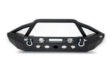 Cargar imagen en el visor de la galería, DV8 Offroad 07-18 Jeep Wrangler JK/JL FS-8 Mid Length Steel Front Bumper w/ LED Lights