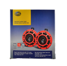 Cargar imagen en el visor de la galería, Hella Supertone Horn Kit 12V 300/500HZ Red (003399803 = 003399801)