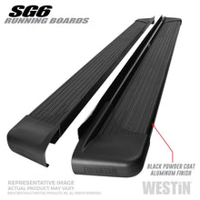 Load image into Gallery viewer, Westin SG6 Black Aluminum Running Boards 89.50 in