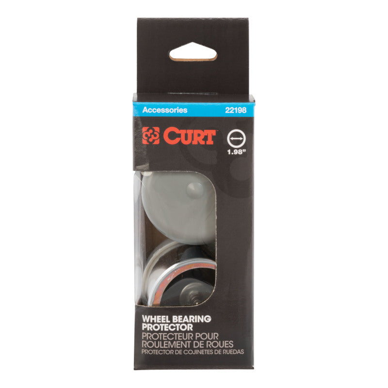 Curt 1.98in Bearing Protectors & Covers (2-Pack)