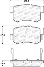 Cargar imagen en el visor de la galería, StopTech Performance 2000-2009 Honda S2000 Rear Sport Brake Pads