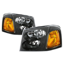 Cargar imagen en el visor de la galería, xTune 02-09 GMC Envoy OEM Style Headlights - Black (HD-JH-GEN02-AM-BK)