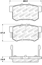 Cargar imagen en el visor de la galería, StopTech Street Touring 99-09 Honda S2000 / 00-13 Suzuki Kizashi Rear Brake Pads