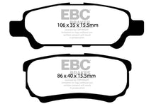 Cargar imagen en el visor de la galería, EBC 11-14 Chrysler 200 2.4 Greenstuff Rear Brake Pads