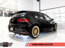 Cargar imagen en el visor de la galería, AWE Tuning VW MK7 GTI Track Edition Exhaust - Chrome Silver Tips