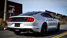 Cargar imagen en el visor de la galería, Corsa 2018-2023 Ford Mustang GT Fastback 5.0L 3in Cat-Back System Dual Rear Exit w/ 4in GunmetalTips