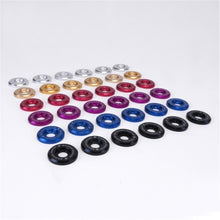 Cargar imagen en el visor de la galería, Skunk2 Large Fender Black Anodized Washer Kit (6 Pcs.)