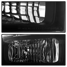 Cargar imagen en el visor de la galería, Xtune Ford F250/350/450 Super Duty 05-07 Crystal Headlights Black Smoked HD-JH-FS05-AM-BSM
