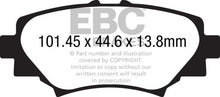 Cargar imagen en el visor de la galería, EBC 14+ Mazda 3 2.0 (Japan Build) Redstuff Rear Brake Pads