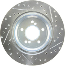 Cargar imagen en el visor de la galería, StopTech Select Sport 02-06 BMW M3 Slotted &amp; Drilled Rear Right Rotor