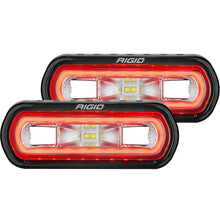 Cargar imagen en el visor de la galería, Rigid Industries SR-L Series Surface Mount LED Spreader Pair w/ Red Halo - Universal