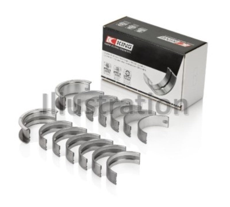 King Engine Bearings BMW M20B20-23-25-27/M50B25/M52B20-25-28 Main Bearing Set - Size STD