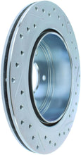 Cargar imagen en el visor de la galería, StopTech 89-96 Nissan 300ZX Select Sport Slotted &amp; Drilled Right Rear Brake Rotor