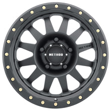 Cargar imagen en el visor de la galería, Method MR304 Double Standard 15x10 -50mm Offset 5x4.5 83mm CB Matte Black Wheel