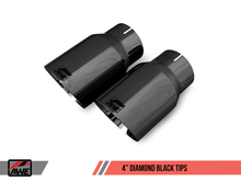 Cargar imagen en el visor de la galería, AWE Tuning S550 Mustang GT Cat-back Exhaust - Track Edition (Diamond Black Tips)