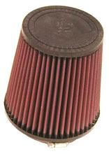 Cargar imagen en el visor de la galería, K&amp;N Filter Universal Rubber Filter Round Tapered 4.5in  Flange 5.875in Base 4.5 inch Top 6in  Height