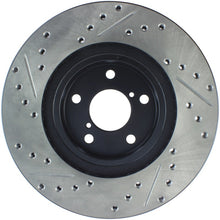 Cargar imagen en el visor de la galería, StopTech Slotted &amp; Drilled Sport Brake Rotor