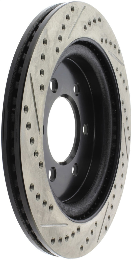 StopTech Slotted & Drilled Sport Brake Rotor - Rear Left