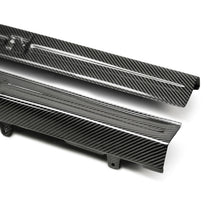 Cargar imagen en el visor de la galería, Seibon 09-10 Nissan GTR R35 OEM Style Carbon Fiber Door Sills (Pair)