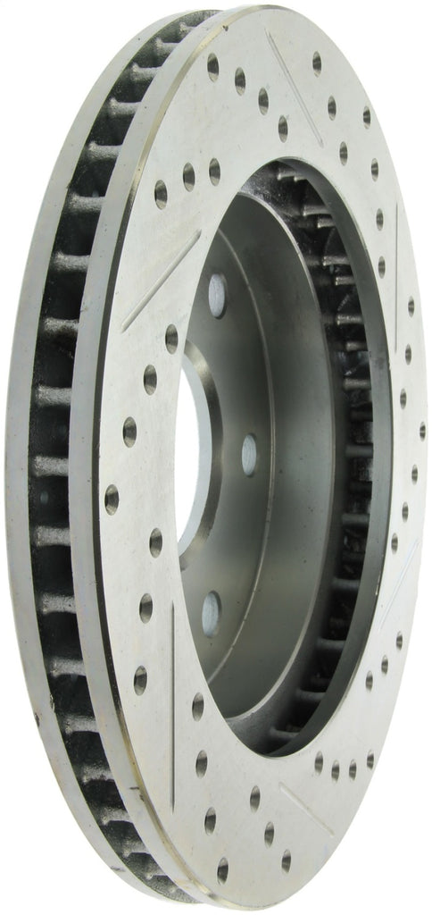 StopTech Select Sport 02-06 Cadillac Escalade / Avalanche 1501 Slotted & Drilled Right Front Rotor