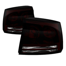 Cargar imagen en el visor de la galería, Xtune Dodge Charger 05-08 OEM Style Tail Lights Dark Red ALT-JH-DC05-OE-RSM