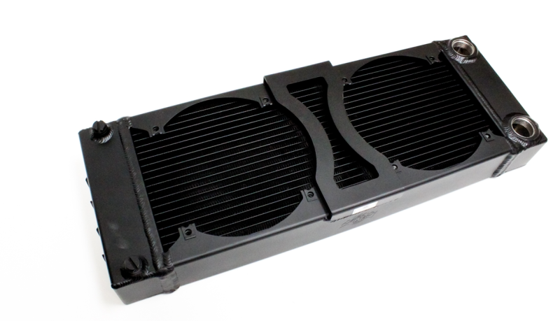 Rywire Tucked Flipable 24x9 (Small) Radiator (Matte Black Finish)