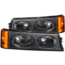 Cargar imagen en el visor de la galería, ANZO 2003-2006 Chevrolet Silverado 1500 Euro Parking Lights Black