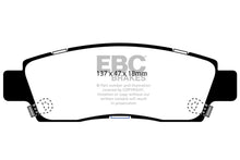 Cargar imagen en el visor de la galería, EBC 07+ Buick Enclave 3.6 Greenstuff Rear Brake Pads