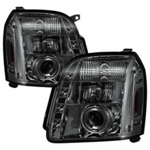 Load image into Gallery viewer, Spyder GMC Yukon 07-14/Yukon Denali 07-14 Projector Headlights LED Halo LED Smke PRO-YD-GY07-HL-SM