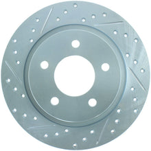 Cargar imagen en el visor de la galería, StopTech Select Sport 09-13 Mazda 3 Slotted &amp; Drilled Right Rear Brake Rotor