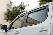 Cargar imagen en el visor de la galería, EGR 2019 Chevy 1500 Crew Cab In-Channel Window Visors - Dark Smoke