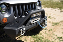 Load image into Gallery viewer, DV8 Offroad 07-18 Jeep Wrangler JK/JL FS-15 Steel Stubby Front Bumper w/ Fog Lights