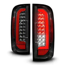 Cargar imagen en el visor de la galería, ANZO 15-21 GMC Canyon Full LED Taillights w/ Red Lightbar Black Housing/Clear Lens