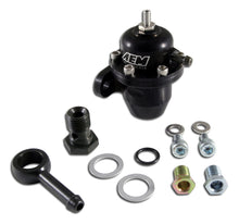 Cargar imagen en el visor de la galería, AEM 86-93 Acura / 95-98 TL / 88-91 Civic/CRX / 92-01 Prelude Black Adjustable Fuel Pressure Regulato