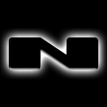 Cargar imagen en el visor de la galería, ORACLE Lighting Universal Illuminated LED Letter Badges - Matte Blk Surface Finish - N