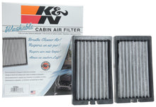 Cargar imagen en el visor de la galería, K&amp;N 2018 Jeep Wrangler JL 2.0L/3.6L Cabin Air Filter - 2 Per Box