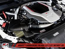 Cargar imagen en el visor de la galería, AWE Tuning Audi B9/B9.5 S4/S5/RS5 3.0T Carbon Fiber AirGate Intake w/ Lid