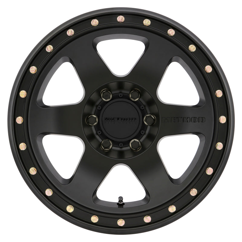 Method MR310 Con6 17x8.5 0mm Offset 6x5.5 106.25mm CB Matte Black Wheel
