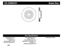 Cargar imagen en el visor de la galería, Stoptech 06-10 Audi A3 / 08-10 TT / 99-10 TT Quattro / 09 VW CC Front High Carbon CRYO-STOP Roto